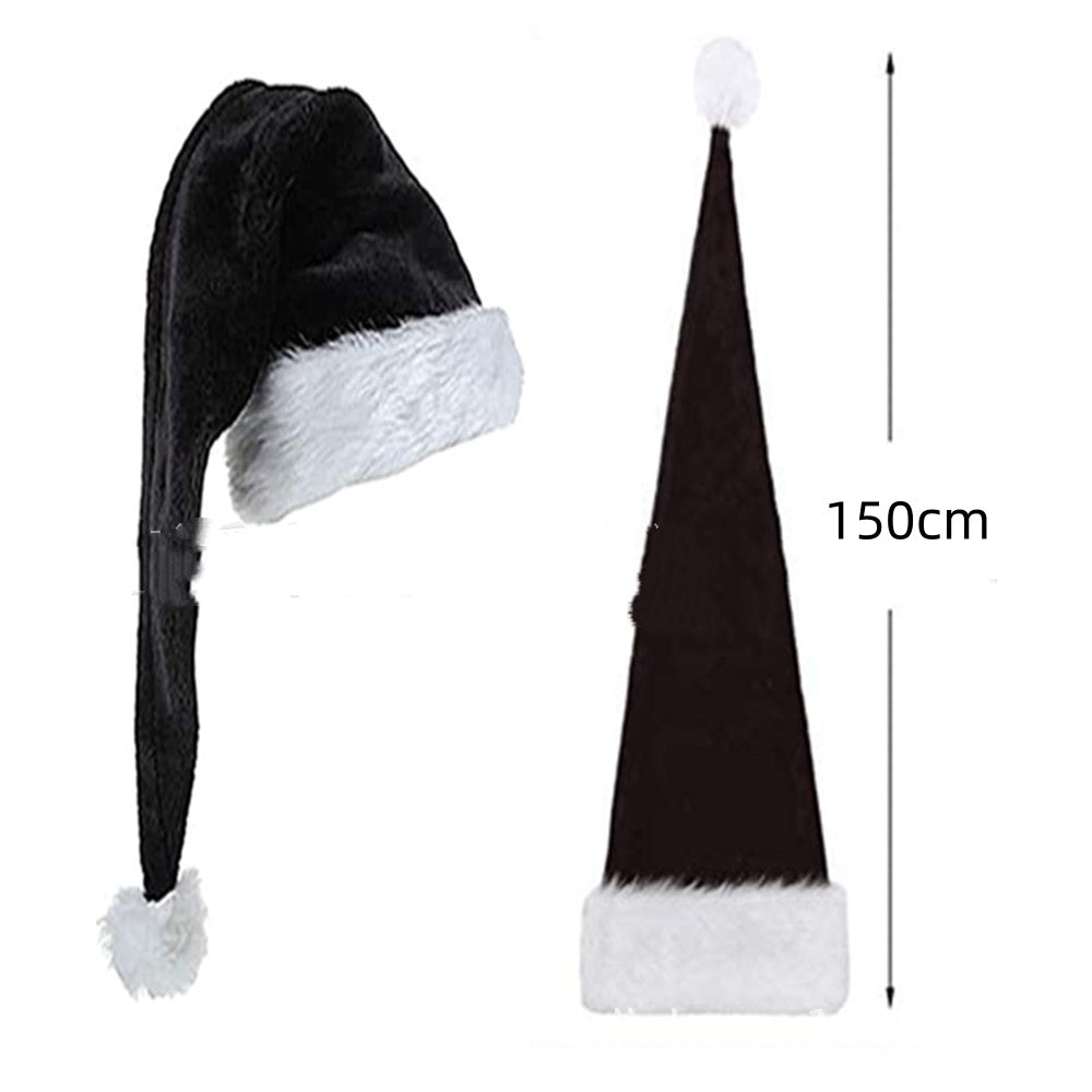 Extra Long Plush Santa Hat in Many Colours 150cm Christmas Cap