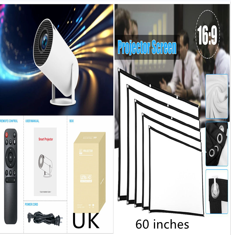 HY300 Pro Portable Mini Projector for Home Movie Nights