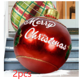 60cm Outdoor Inflatable Christmas Ornament Ball in PVC
