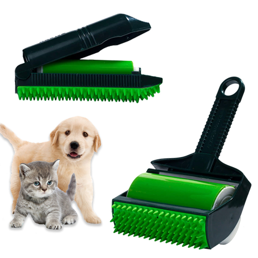 Washable Pet Hair Remover With Adhesive Roller