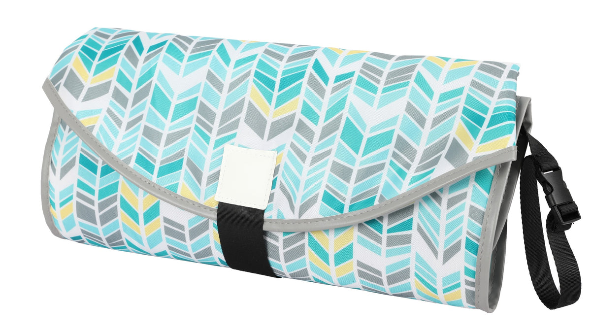 Portable Waterproof Diaper Changing Pad Clutch for Newborns, Foldable Mat