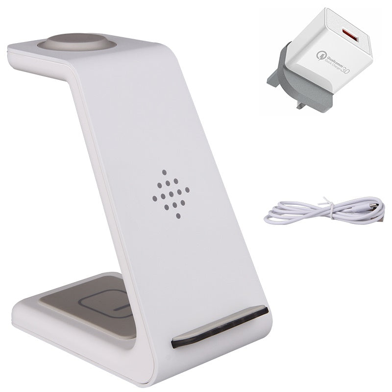 3-in-1 Wireless Charging Station Stand for Phones, Watch and Earbuds