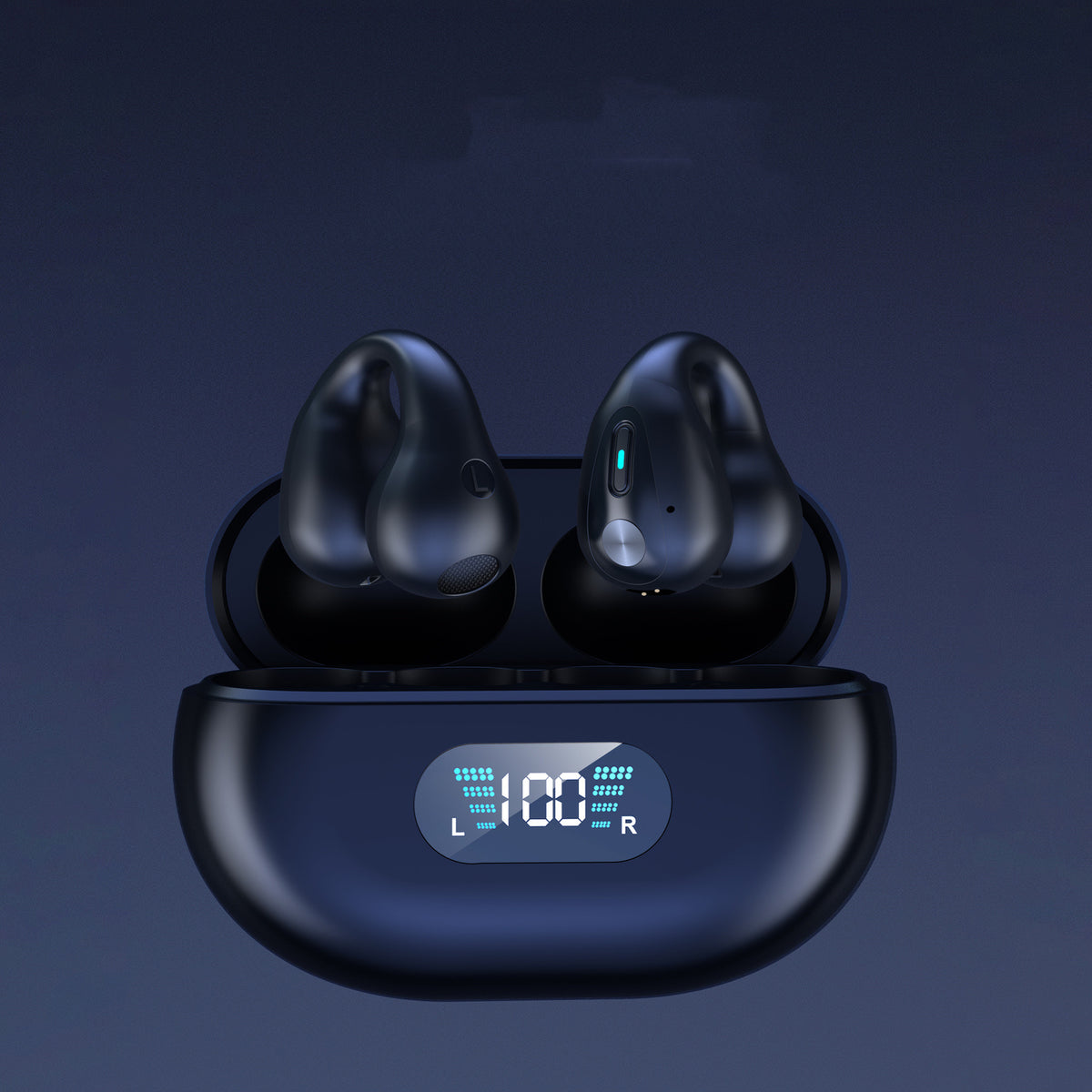 Bone Conduction Style Wireless Earbuds With Ear Clip And Bluetooth 5.3
