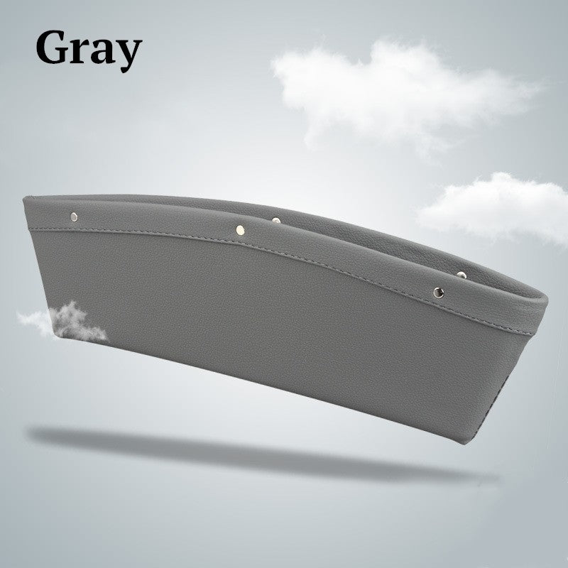 PU Leather Car Seat Gap Organiser Box for Phones, Keys and Cards