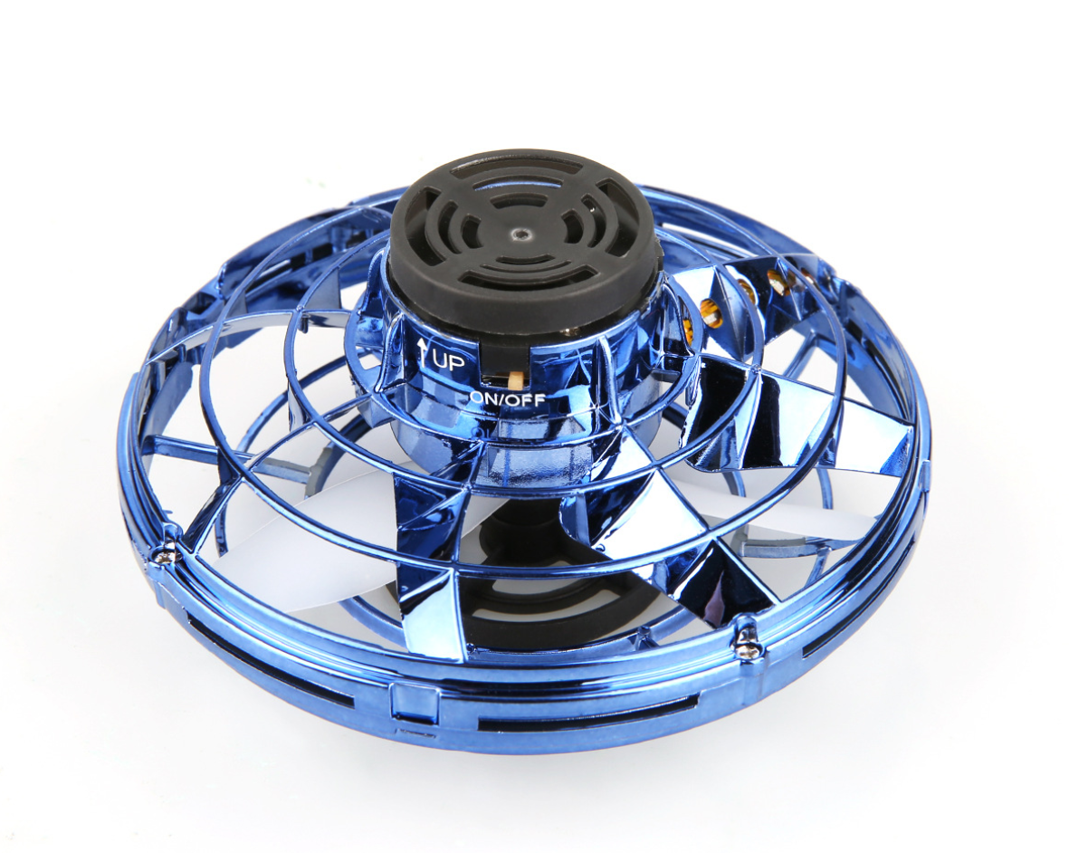 Mini Fingertip Gyro Drone Toy With LED Lights, Spinner Flyer