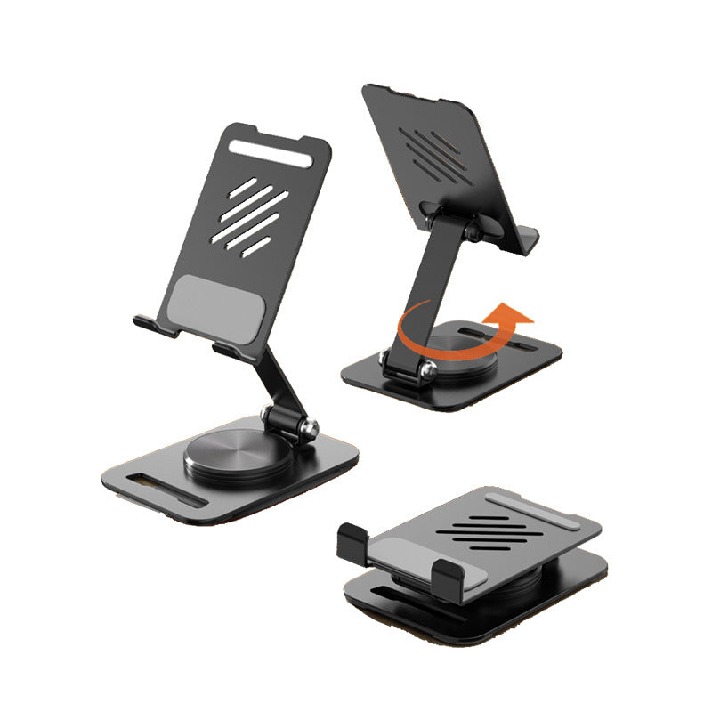 360 Degree Rotating Metal Desk Phone Holder Stand, Adjustable