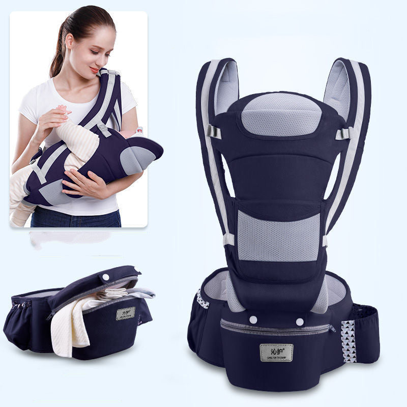 Ergonomic 3-in-1 Baby Hip Seat Carrier, Front Facing and Breathable