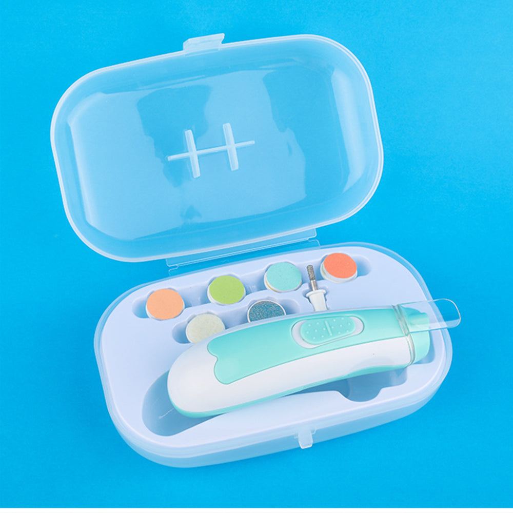 Electric Baby Nail Clipper Set, Anti-Pinch Newborn Nail Care Kit