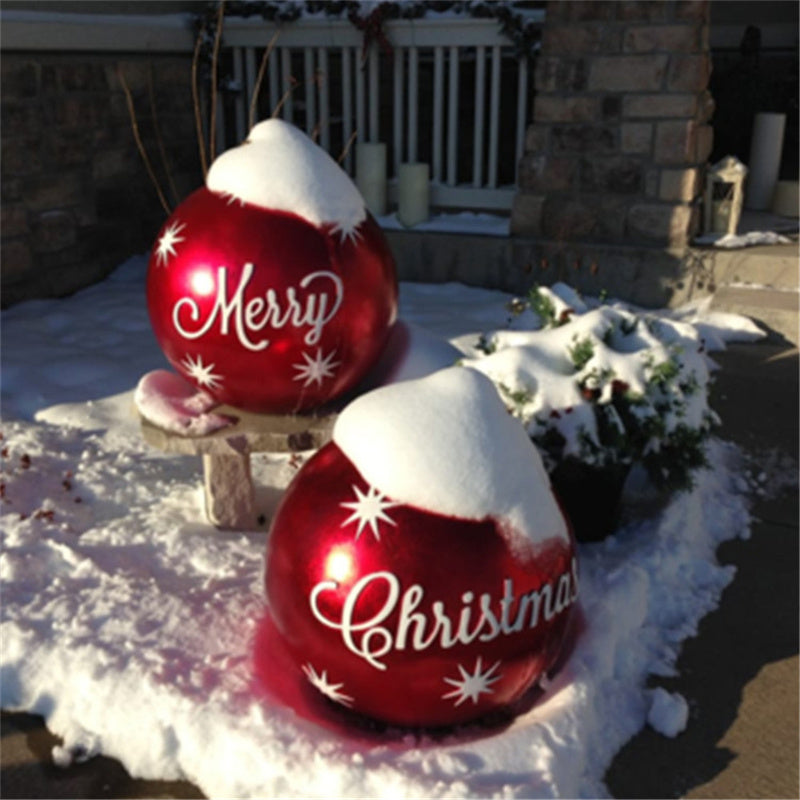 60cm Outdoor Inflatable Christmas Ornament Ball in PVC