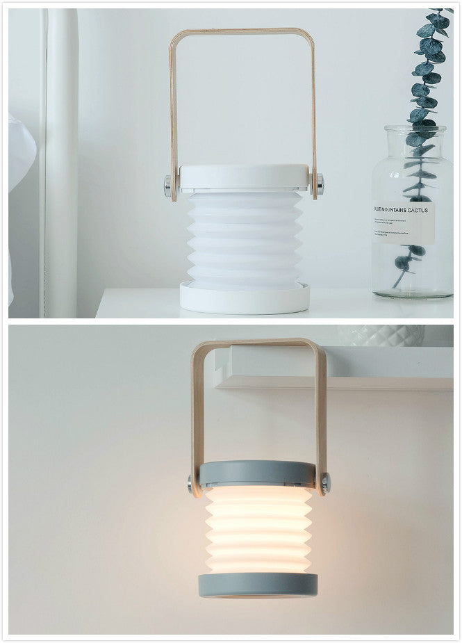 Foldable Touch Dimmable LED Reading Night Light, Rechargeable