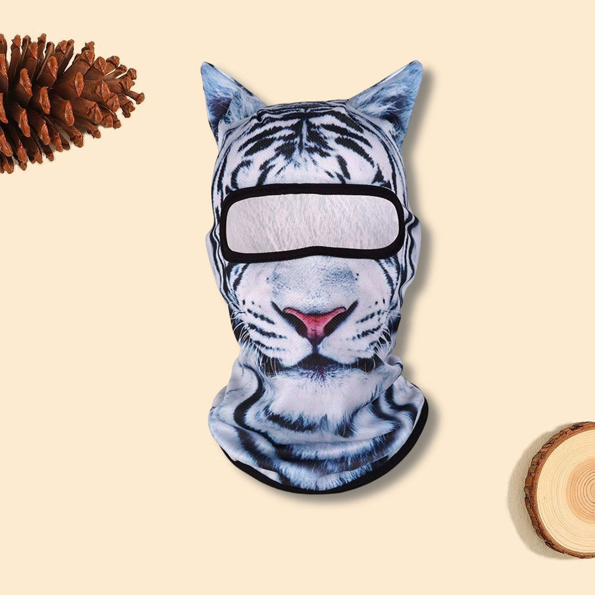 Realistic Winter Balaclava Face Mask, Windproof Fun Costume