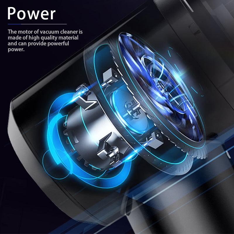 Wireless Handheld Car Vacuum Cleaner, High Power Cyclone Suction