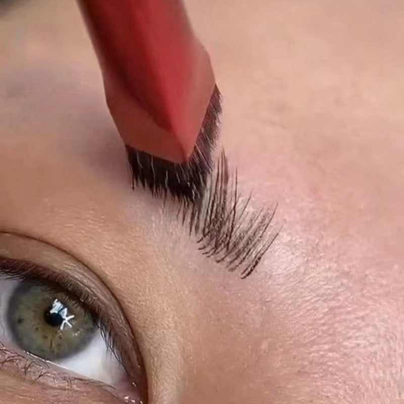 3D Eyebrow Brush and Eyebrow Paste for Natural Looking Hairline Brows