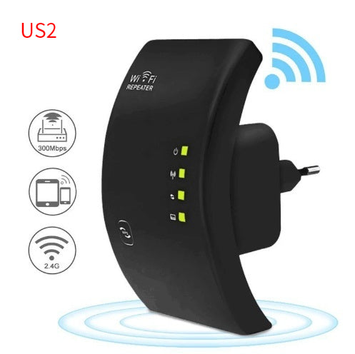 WiFi Repeater Range Extender with LAN Port and 300Mbps Speed