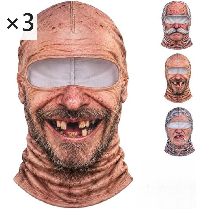 Realistic Winter Balaclava Face Mask, Windproof Fun Costume