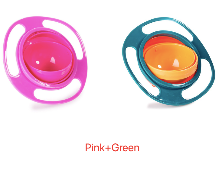 360 Rotating Spill-Proof Kids Bowl That Is Dishwasher Safe