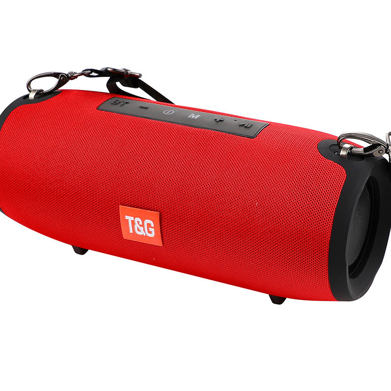 Portable 10W Waterproof Bluetooth Speaker with Subwoofer and LED Lights