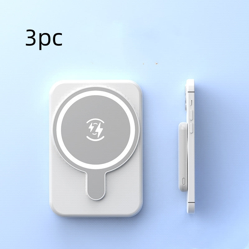 Mini Magnetic Wireless Power Bank 5000mAh with Fast Charging