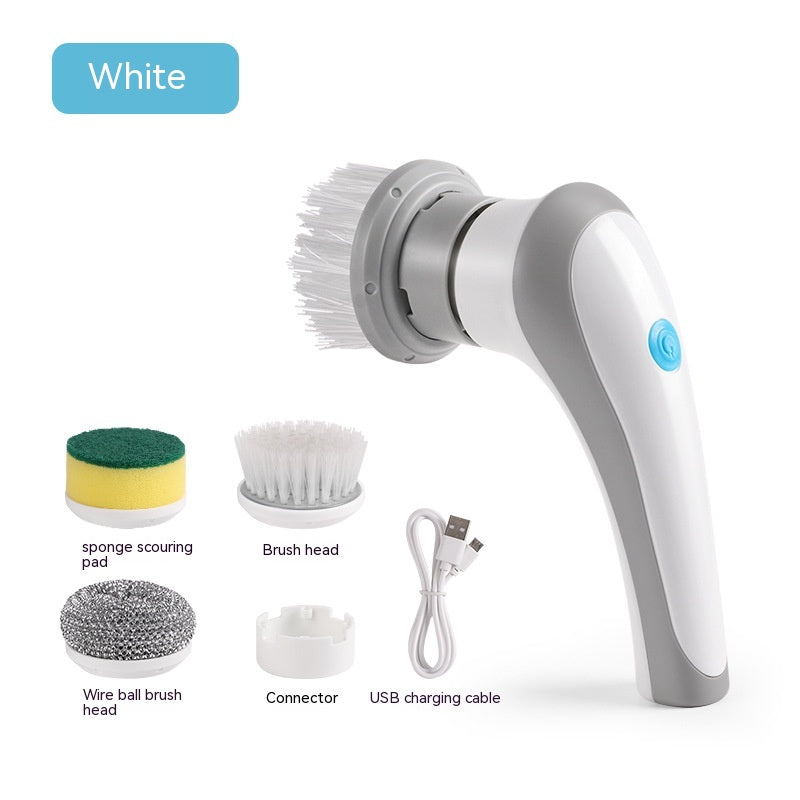 4-in-1 Cordless Electric Spin Scrubber Cleaning Brush