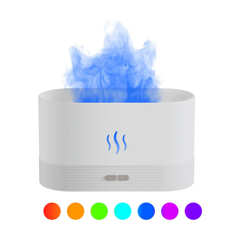 Flame Aroma Diffuser With Mist Humidifier And Auto-Off