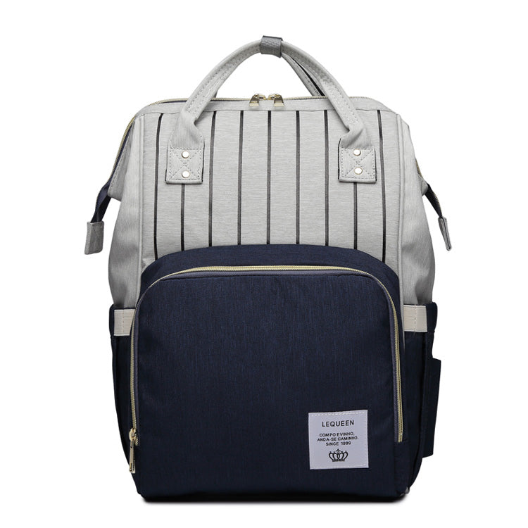 Large Capacity Mummy Nappy Bag with Bottle Pockets
