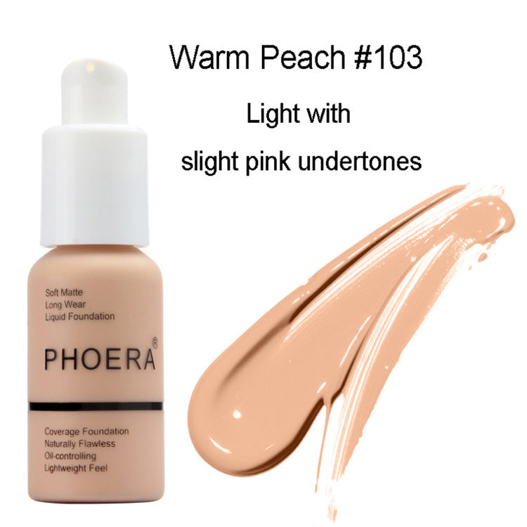 Matte Concealer Foundation Cream for Oil Control and Natural Cover