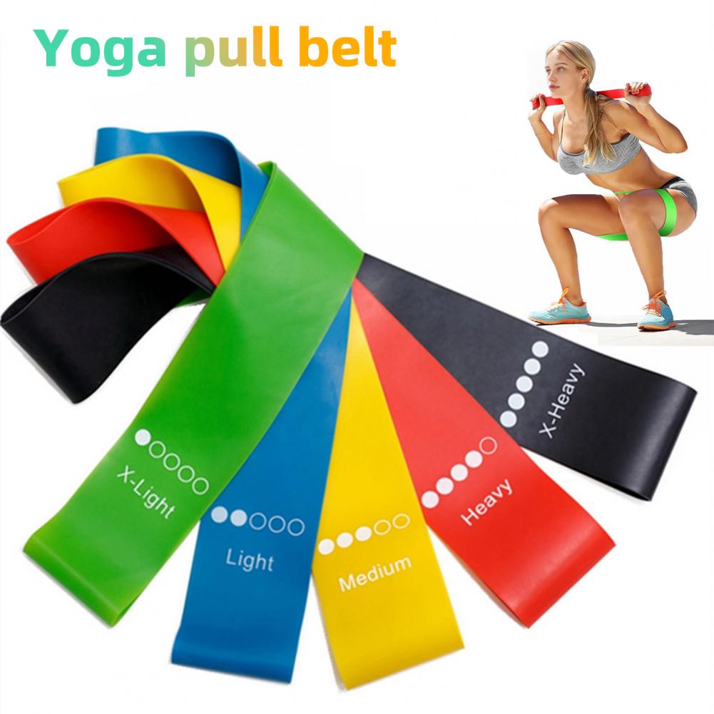 Yoga Resistance Rubber Bands for Pilates and Home Fitness