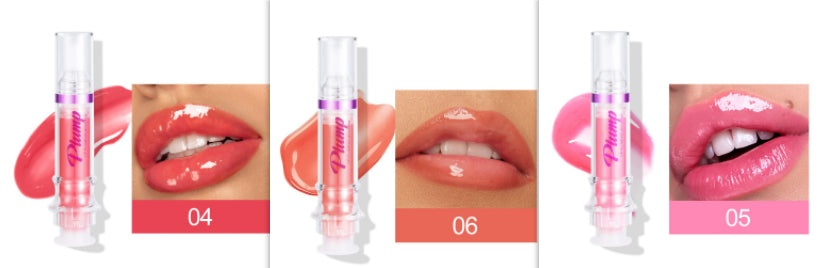 Glossy Tube Lip Gloss, Rich Colour Mirror Finish Liquid