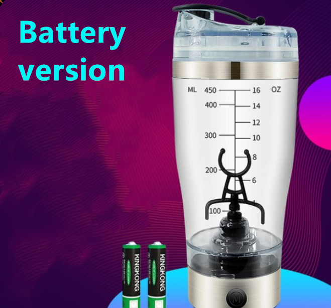 Electric Protein Shaker Bottle, USB Rechargeable Stirring Cup