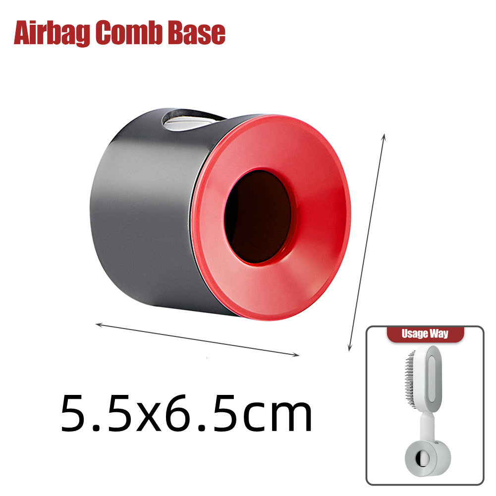 Self-Cleaning Airbag Hair Brush With Scalp Massage, Anti-Static