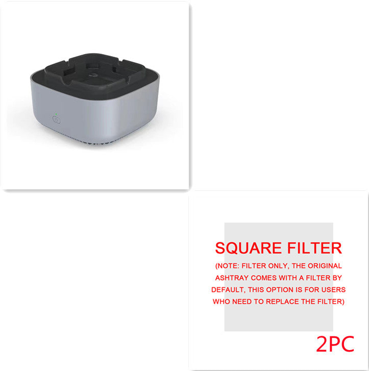 Portable Car Ashtray With Anion Air Purifier And Automatic Open