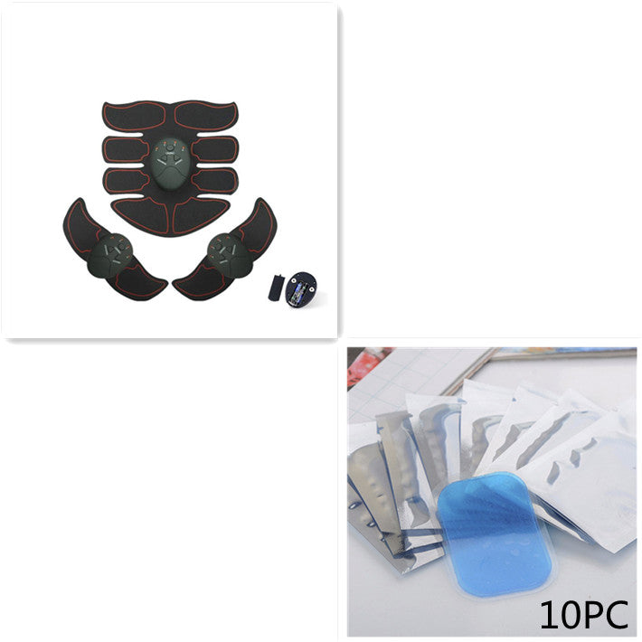 EMS Abs Trainer Stickers, Rechargeable Muscle Toning Pads for Home
