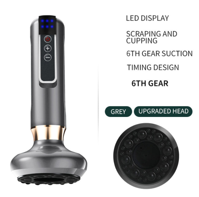Electric Vacuum Cupping Massager with Gua Sha Suction for the Body