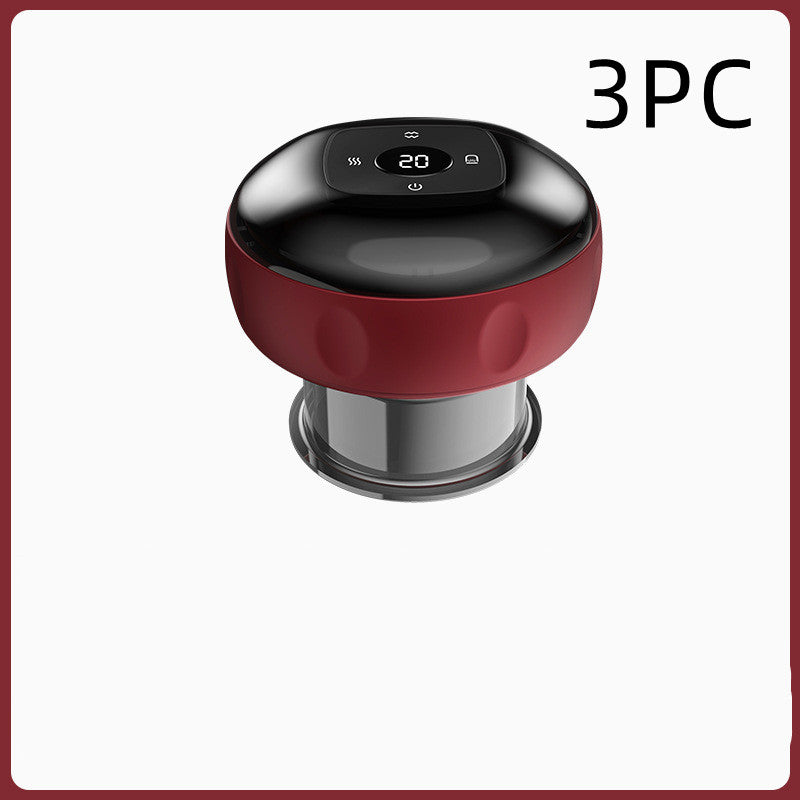 Electric Vacuum Cupping Body Massager With 12 Speeds, USB Charging