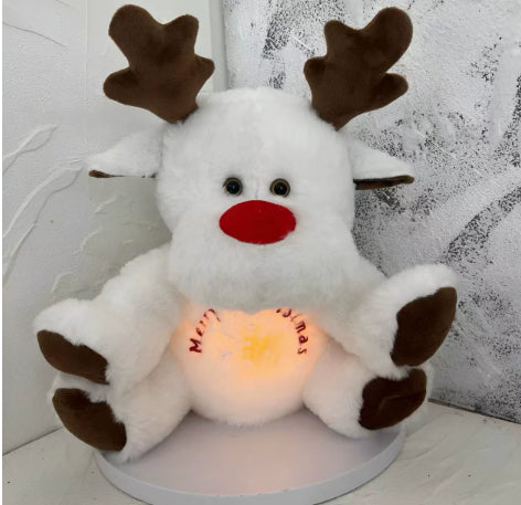 Breathing Bunny Plush Toy With Soft Moving Belly