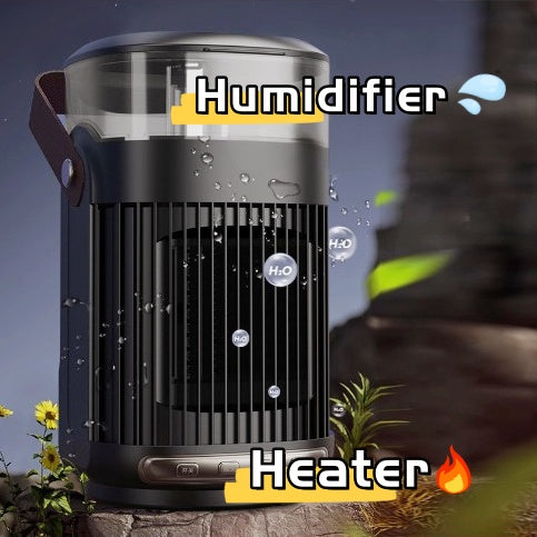 2-in-1 Portable Room Heater and Humidifier, High Power
