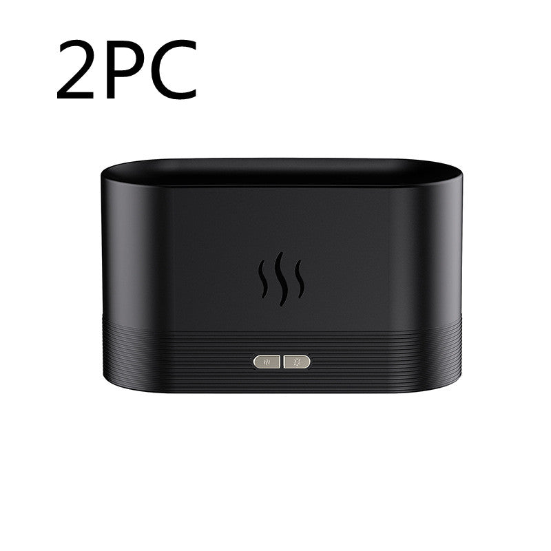 Flame Aroma Diffuser With Mist Humidifier And Auto-Off