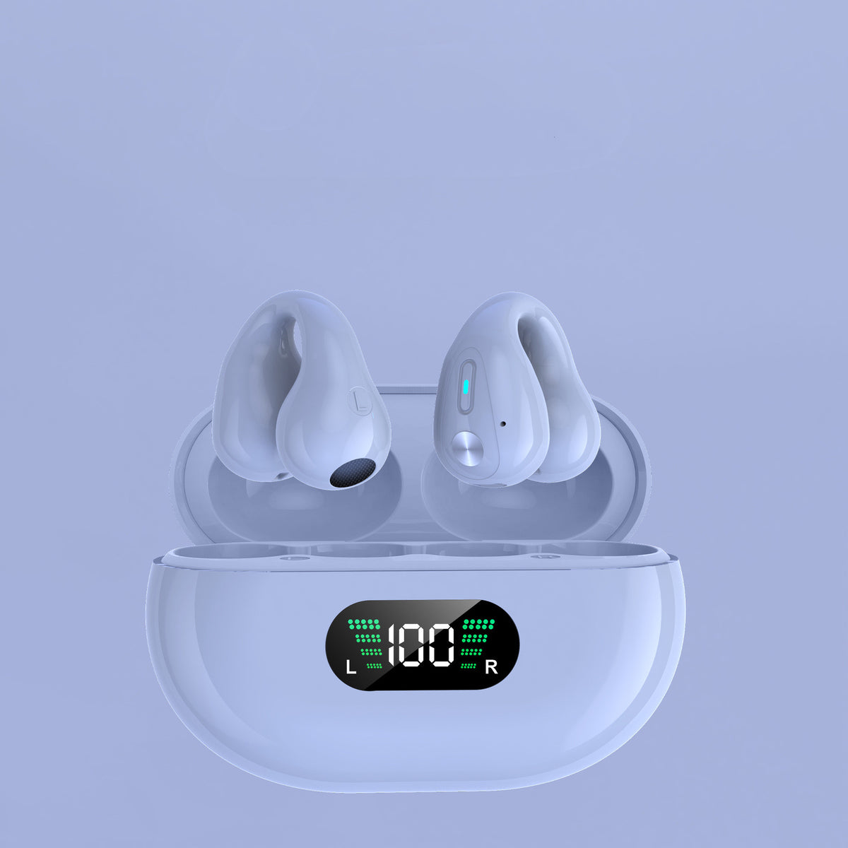 Bone Conduction Style Wireless Earbuds With Ear Clip And Bluetooth 5.3