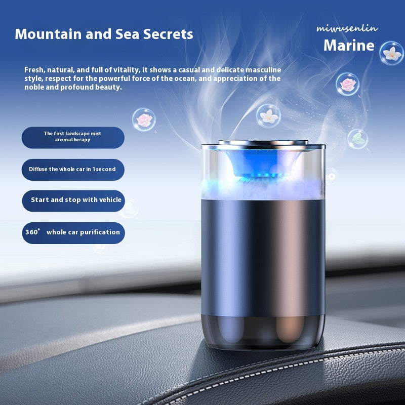Car Air Freshener Cloud Mist Diffuser With Natural Fragrance