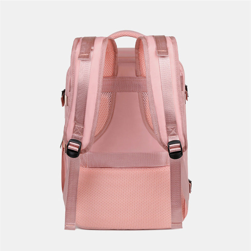 Large Capacity Women's Travel Backpack With Dry And Wet Pocket