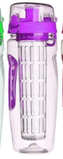 32oz Fruit Infuser Water Bottle In BPA-Free Plastic