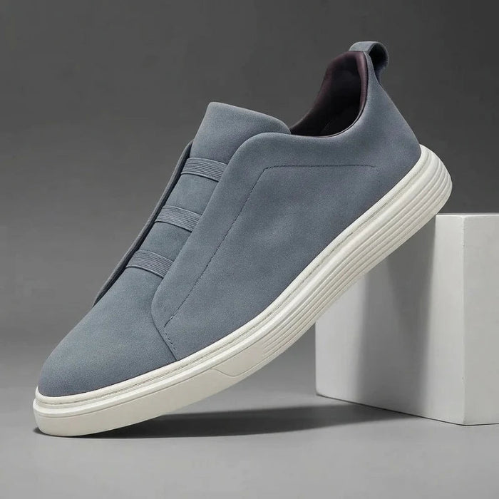 Slip-on-joggesko for menn med elastisk detalj