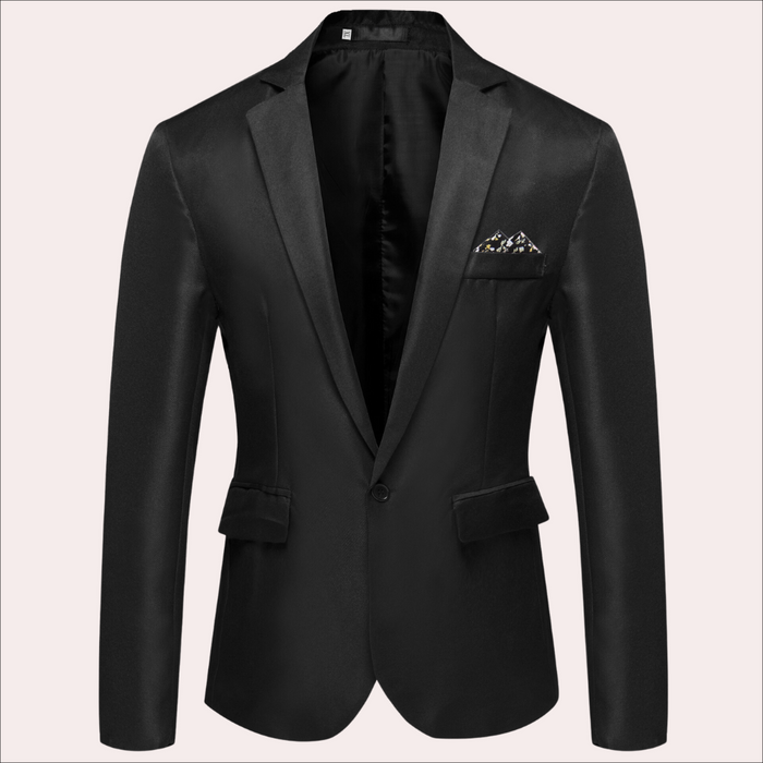 Landon | Blazer moderne ajusté à boutonnage simple