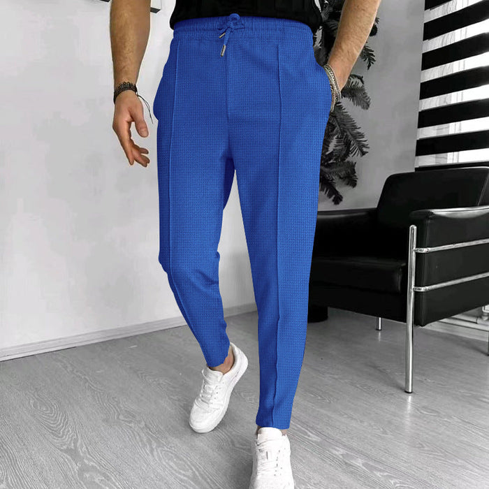 Herrenhose mit elastischem Bund und Seitentaschen