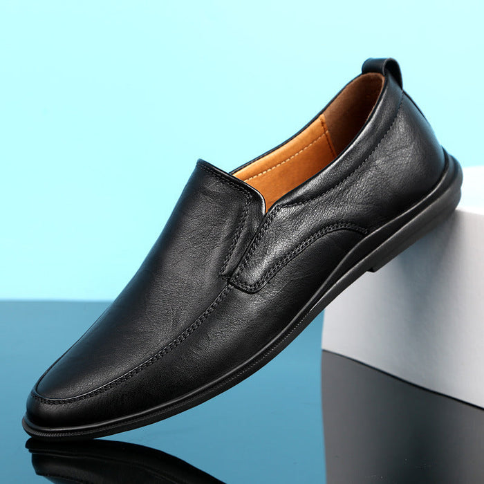 Men's Slip-On Loafers with Elastic Side Gussets