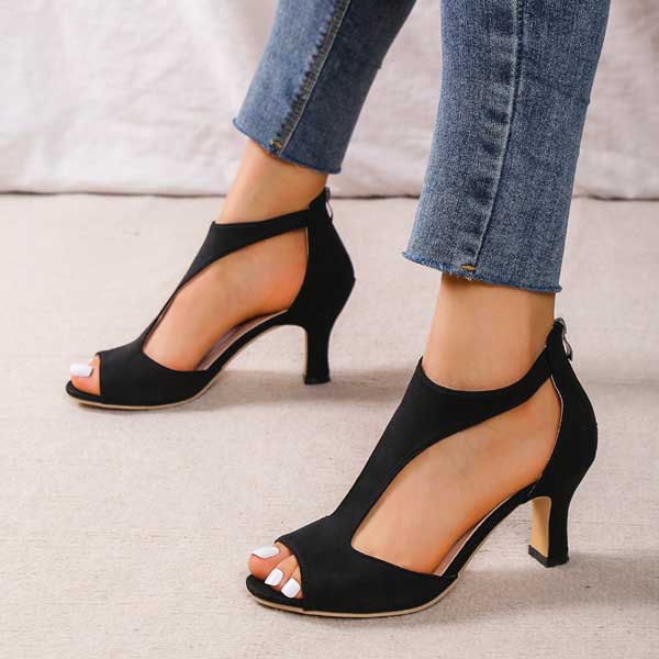 Velma | Elegante orthopädische Peeptoe-Pumps