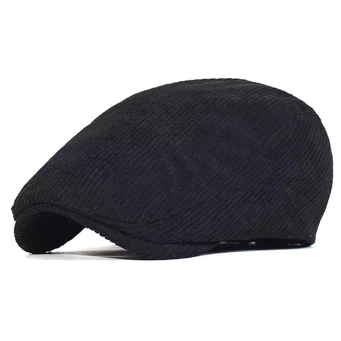 Edward | Casquette plate classique en velours côtelé pour tous les jours