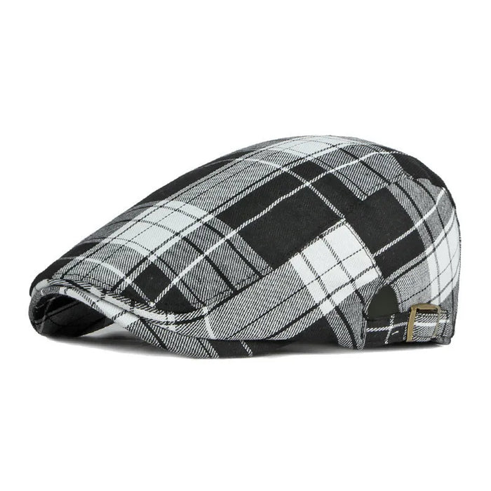 Orion | Klassisk rutig flat cap