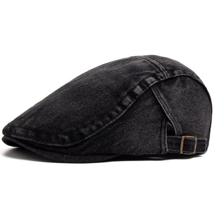 Cillian | Klassisk stonewash-flat cap