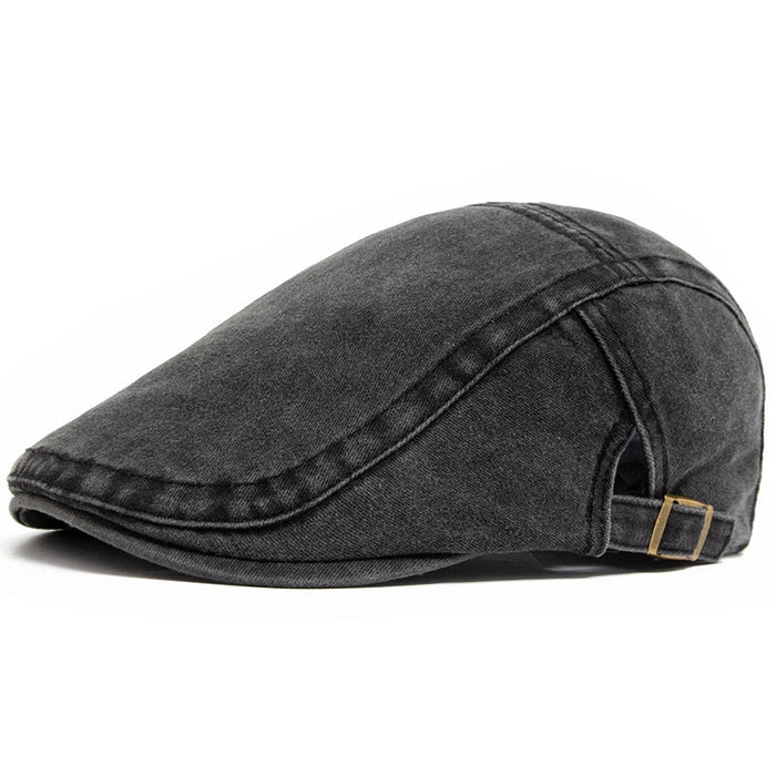 Arthuro | Klassisk denim flat caps